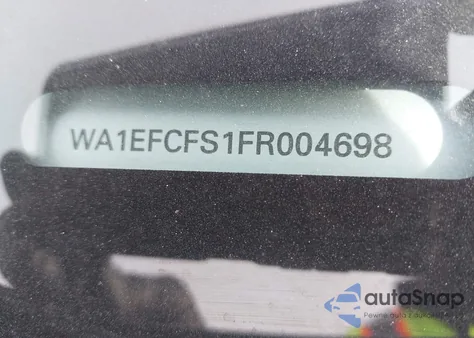 2015 Audi Q3 2.0T Premium Plus from USA, damaged, VIN WA1EFCFS1FR004698